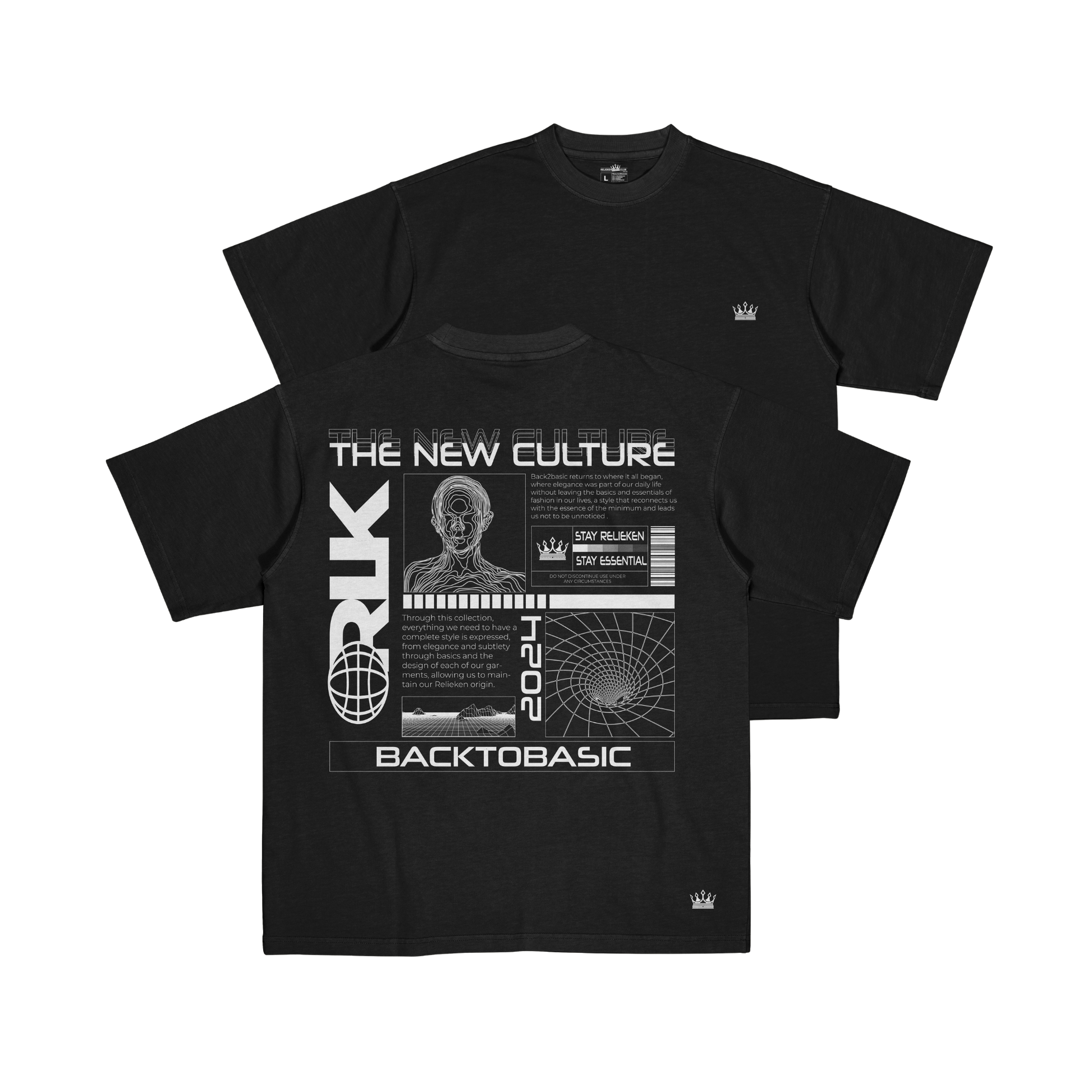 Relieken T-Shirt The New Culture Negro - Relieken Club